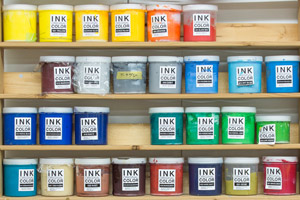 シルクプリンで使うインク シルクプリンで使うインク