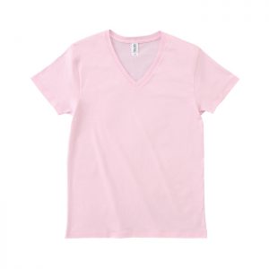 スリムフィットVネックTシャツ 41-フロストピンク