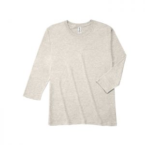 トライブレンド３/４スリーブTシャツ 11-オートミール