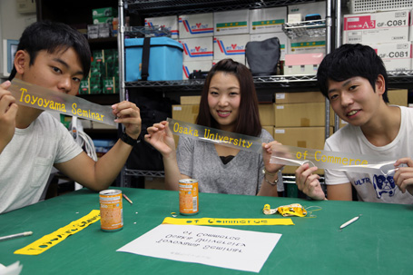 製作体験 アトムに大阪商業大学生がやってきた