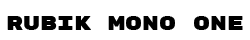 Rubik Mono One