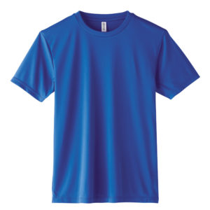 3.5オンス インターロックドライTシャツ 032-ロイヤルブルー