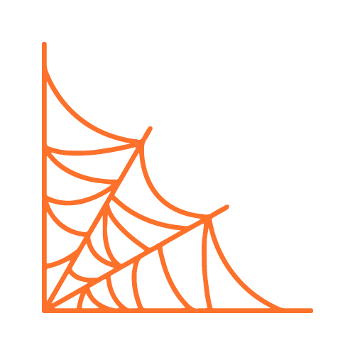 アトムのデザイン素材 蜘蛛の巣2