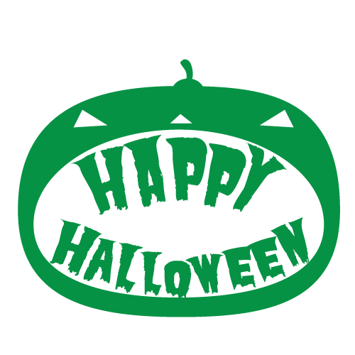 アトムのデザイン素材 HAPPY HALLOWEEN カボチャ