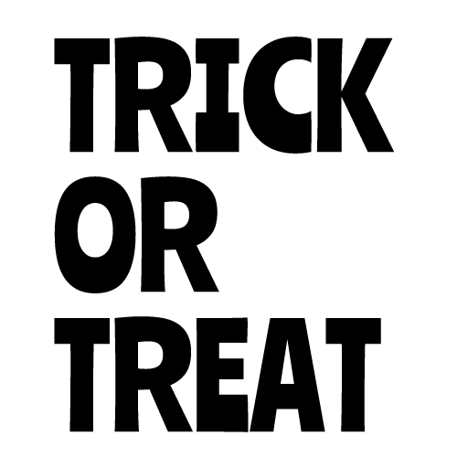 アトムのデザイン素材 TRICK OR TREAT