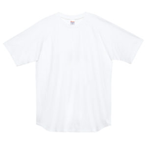 5.6オンス ヘビーウェイト ラグランTシャツ 001-ホワイト