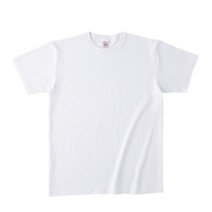オープンエンドバインダーネックＴシャツ 01-ホワイト