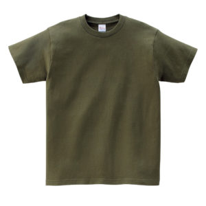 5.6オンス へビーウェイトTシャツ 128-オリーブ