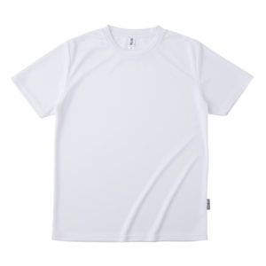リサイクルポリエステルTシャツ 01-ホワイト