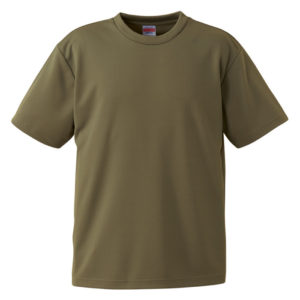 4.1オンス ドライアスレチック Tシャツ 033-オリーブ