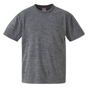 4.1オンス ドライアスレチック Tシャツ 598-ヘザーチャコール