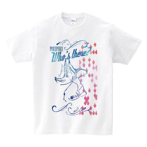 いきもの×柄 個性Tシャツ：金魚カラー