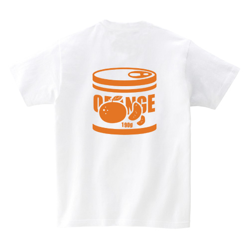 缶詰Tシャツ：オレンジ