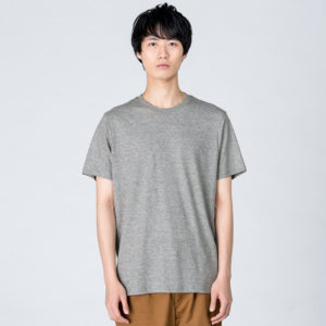 ライトウェイトＴシャツ 男性 Lサイズ 正面 着用イメージ