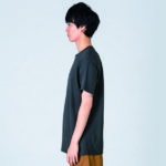 5.6オンス へビーウェイトTシャツ 男性 Lサイズ 側面 着用イメージ