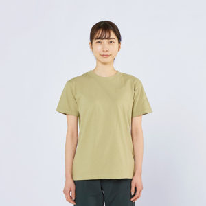 5.6オンス ヘビーウェイトリミテッドカラーTシャツ 女性 160サイズ 正面 着用イメージ
