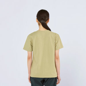 5.6オンス ヘビーウェイトリミテッドカラーTシャツ 女性 160サイズ 背面 着用イメージ