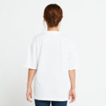 5.6オンス ヘビーウェイトビッグTシャツ 女性 Sサイズ 背面 着用イメージ
