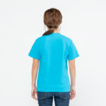 5.8オンス TCクルーネック Tシャツ 女性 Sサイズ 背面 着用イメージ