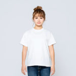 7.4オンス スーパーヘビーTシャツ 女性 Sサイズ 正面 着用イメージ