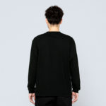 7.4オンス スーパーヘビー長袖Tシャツ 男性 Lサイズ 背面 着用イメージ