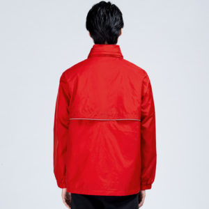 リフレクベーシックコート 男性 Mサイズ 背面 着用イメージ