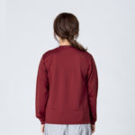4.4オンス ドライロングスリーブTシャツ 女性 SSサイズ 背面 着用イメージ