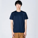 3.5オンス インターロックドライTシャツ 男性 Lサイズ 正面 着用イメージ