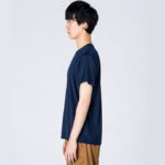 3.5オンス インターロックドライTシャツ 男性 Lサイズ 側面 着用イメージ