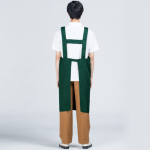 H型エプロン 男性 Lサイズ 背面 着用イメージ