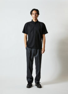 4.7オンス スペシャル ドライ カノコ ポロシャツ（ボタンダウン）（ローブリード） 男性 正面 着用イメージ