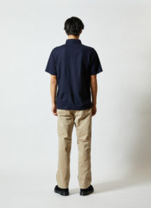 男性 背面 着用イメージ