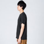 5.0オンス STANDARD T-SHIRTS 男性 Lサイズ 側面 着用イメージ