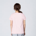 4.6オンス FINE FIT T-SHIRTS 女性 WLサイズ 背面 着用イメージ