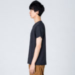 4.6オンス FINE FIT T-SHIRTS 男性 Lサイズ 側面 着用イメージ