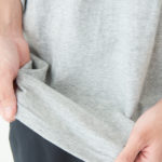 5.6オンス へビーウェイトTシャツ 裾イメージ 着用イメージ