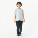 5.6オンス へビーウェイトTシャツ こども 120サイズ 正面（モデル身長：118cm） 着用イメージ