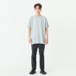 5.6オンス へビーウェイトTシャツ 男性 Lサイズ 正面（モデル身長：171cm） 着用イメージ