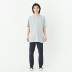 5.6オンス へビーウェイトTシャツ 男性 XLサイズ 正面（モデル身長：180cm） 着用イメージ