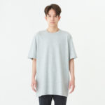 5.6オンス へビーウェイトTシャツ 男性 XLサイズ 正面拡大（モデル身長：171cm） 着用イメージ