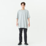 5.6オンス へビーウェイトTシャツ 男性 XXLサイズ 正面（モデル身長：171cm） 着用イメージ