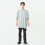 5.6オンス へビーウェイトTシャツ 男性 XXXLサイズ 正面（モデル身長：171cm） 着用イメージ