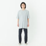 5.6オンス へビーウェイトTシャツ 男性 XXXLサイズ 正面（モデル身長：180cm） 着用イメージ