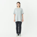 ヘビーウェイトTシャツ 女性 Lサイズ 正面（モデル身長：166cm） 着用イメージ
