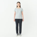 ヘビーウェイトTシャツ 女性 WMサイズ 正面（モデル身長：166cm） 着用イメージ