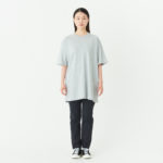 ヘビーウェイトTシャツ 女性 XLサイズ 正面（モデル身長：166cm） 着用イメージ