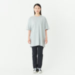 5.6オンス へビーウェイトTシャツ 女性 XLサイズ 正面（モデル身長：166cm） 着用イメージ