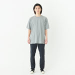 4.4オンス ドライTシャツ 男性 3Lサイズ 正面（モデル身長：180cm） 着用イメージ