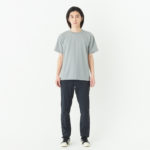 4.4オンス ドライTシャツ 男性 Lサイズ 正面（モデル身長：180cm） 着用イメージ