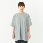 4.4オンス ドライTシャツ 女性 LLサイズ 正面拡大（モデル身長：154cm） 着用イメージ